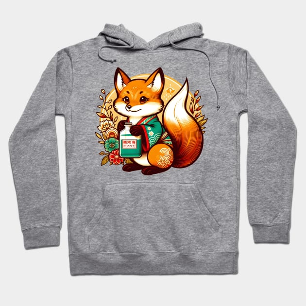 Chemistry fox Hoodie by Japanese Fever